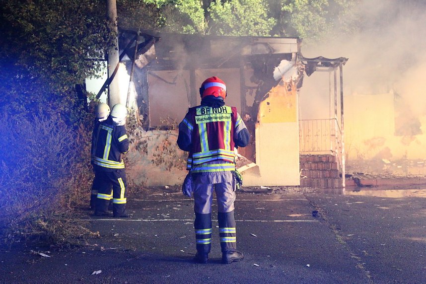 Gro&szlig;feuer am Nordh&auml;user Grimmel