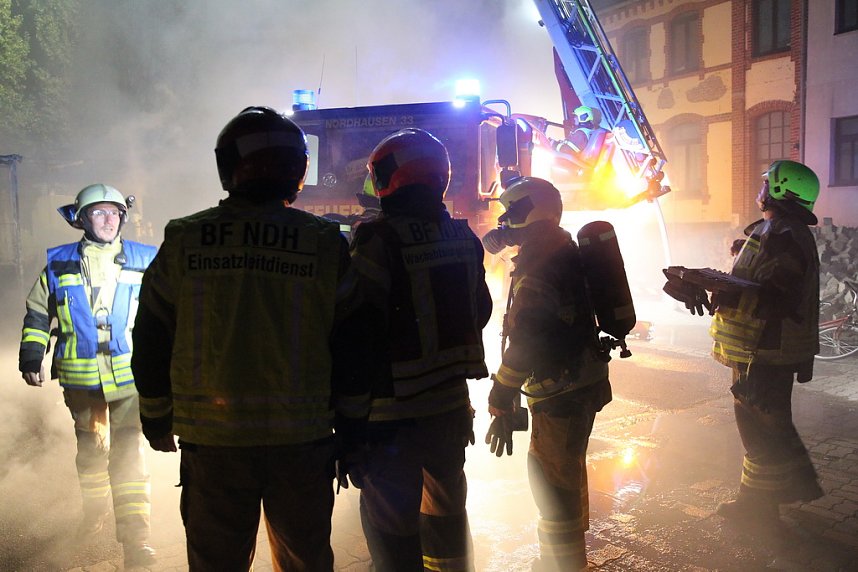 Gro&szlig;feuer am Nordh&auml;user Grimmel