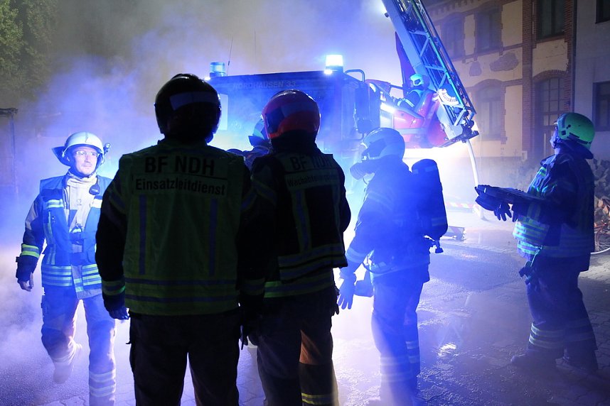 Gro&szlig;feuer am Nordh&auml;user Grimmel