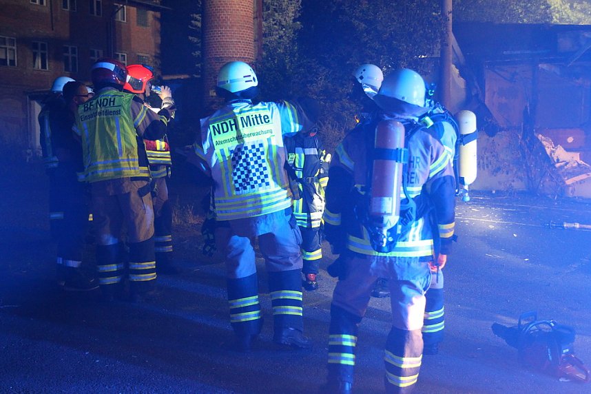 Gro&szlig;feuer am Nordh&auml;user Grimmel