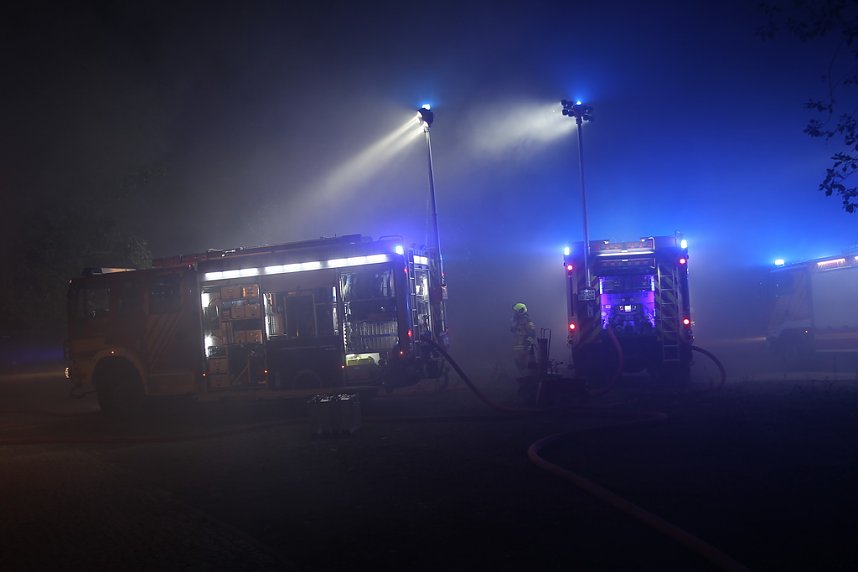 Gro&szlig;feuer am Nordh&auml;user Grimmel