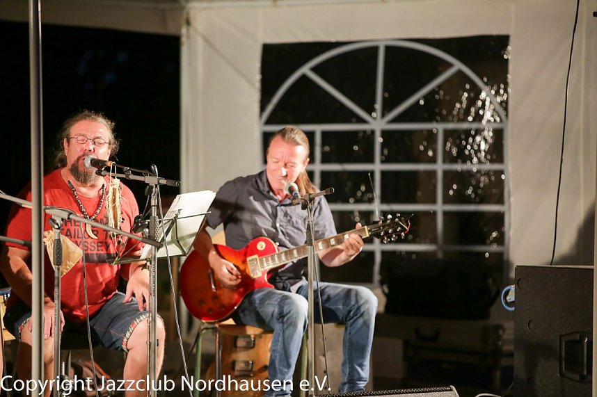 Drittes open air Jazzsommerkonzert mit der Cotton Men Blues Band 