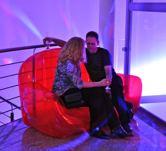 Party in der Atrium Passage