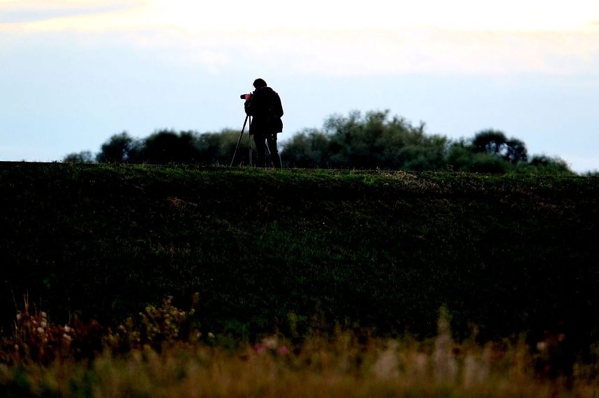 Peter Blei am Stausee Kelbra