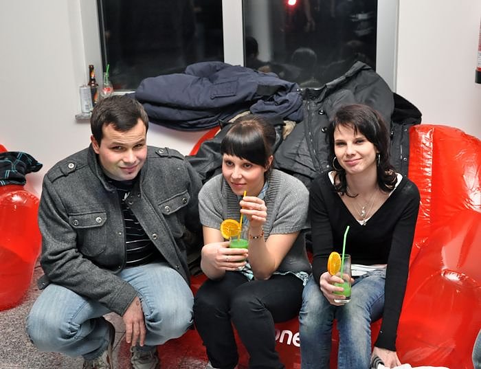 Party in der Atrium Passage