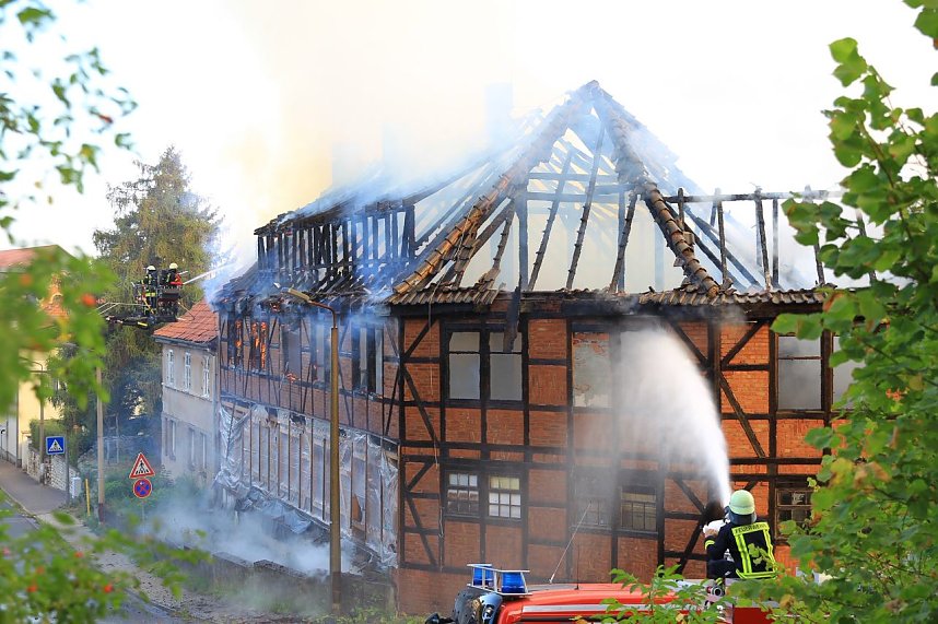 Gro&szlig;brand in Bleicherode