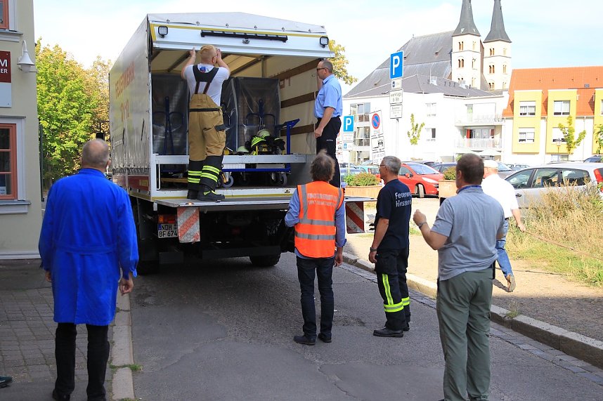 &Uuml;bung im Tabakspeicher