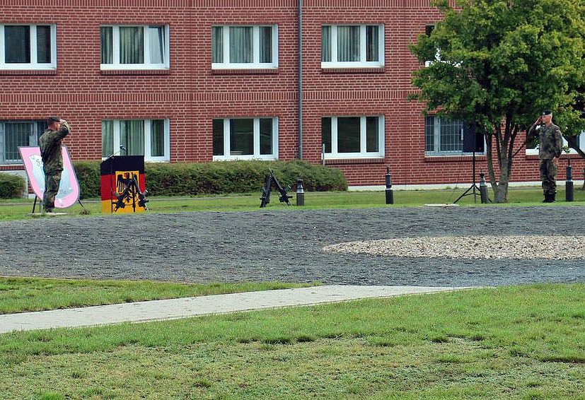 Panzerkompanie in Bad Frankenhausen verabschiedet 