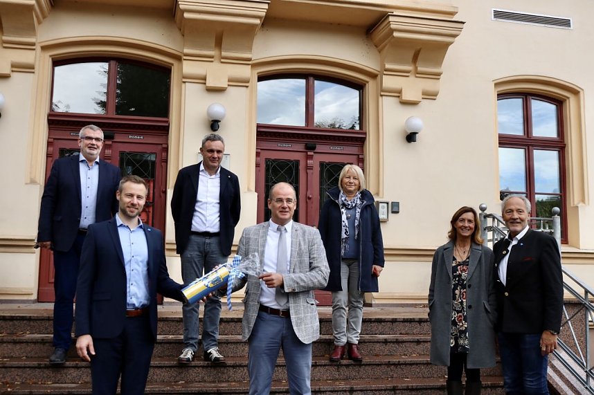 Besuch aus dem Partnerlandkreis Unterallg&auml;u
