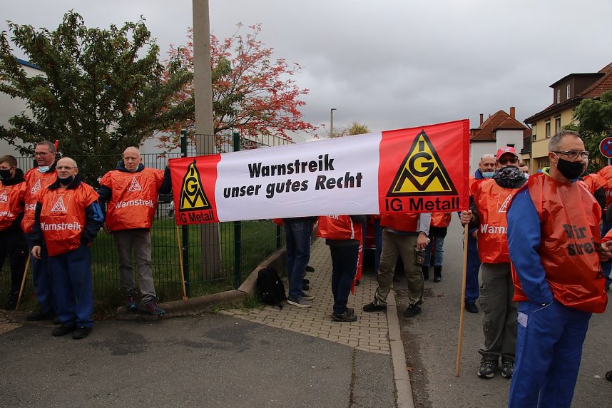 Warnstreik bei Eaton