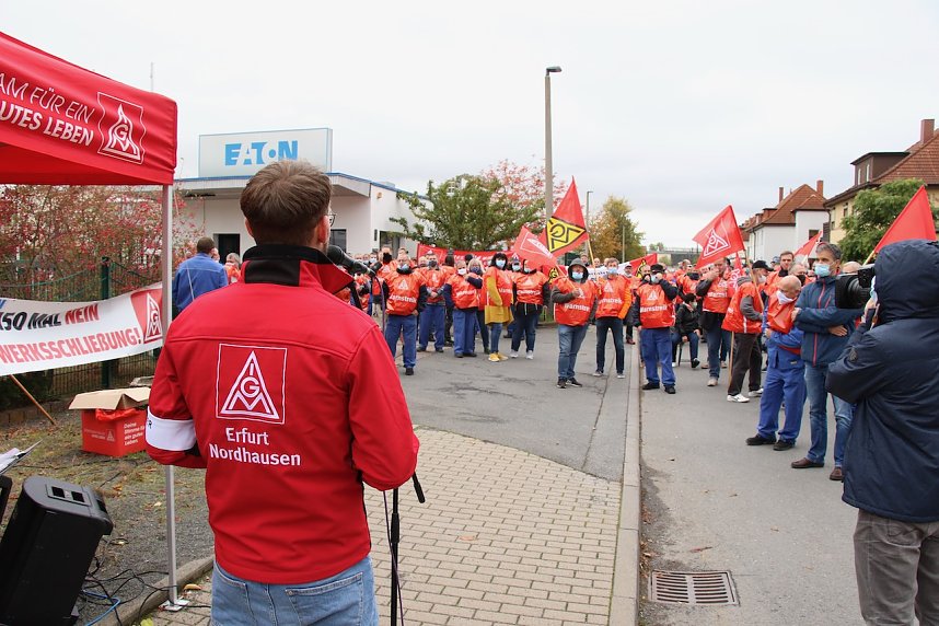 Warnstreik bei Eaton