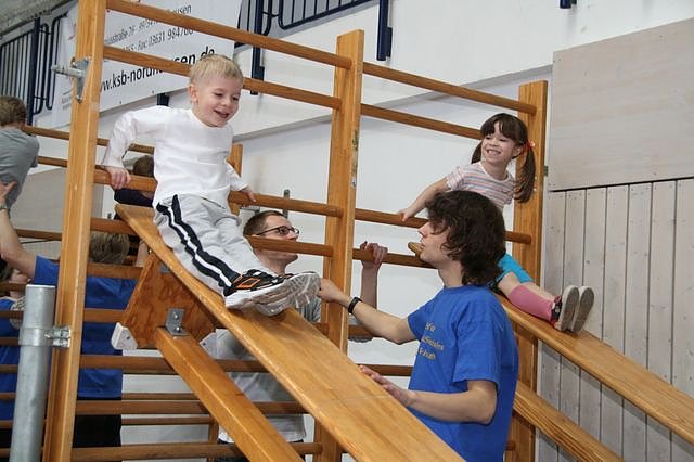 Spa&szlig; am Turnen