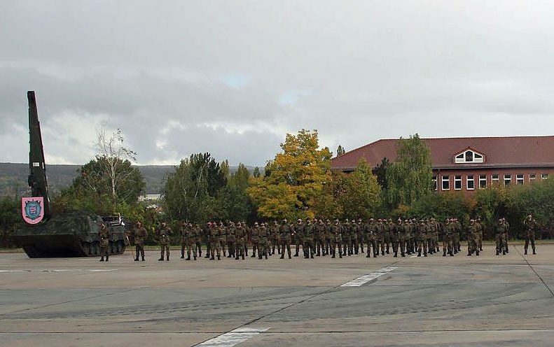 Kommandeurswechsel beim Panzerbataillon 393 "Th&uuml;ringer L&ouml;we" in der Kyffh&auml;user Kaserne Bad Frankenhausen statt....