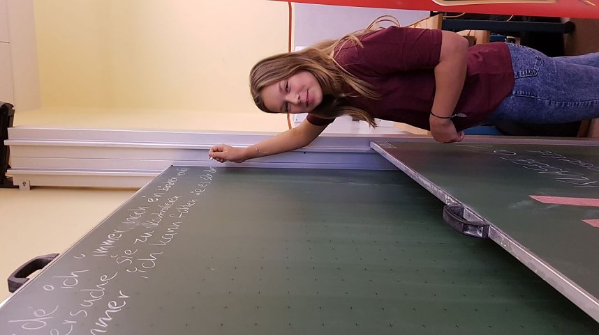 Englisch mal anders - Moderator Ted Stanetzky war am Herder-Gymnasium zu Gast