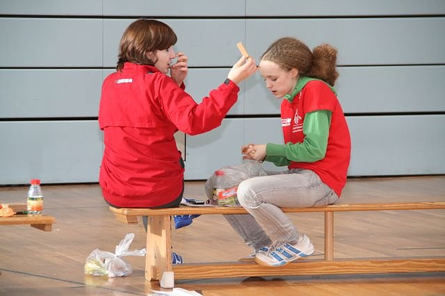 Spa&szlig; beim Turnen