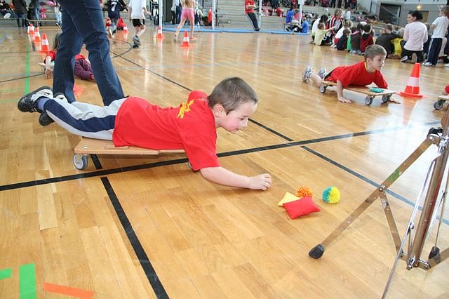 Spa&szlig; beim Turnen