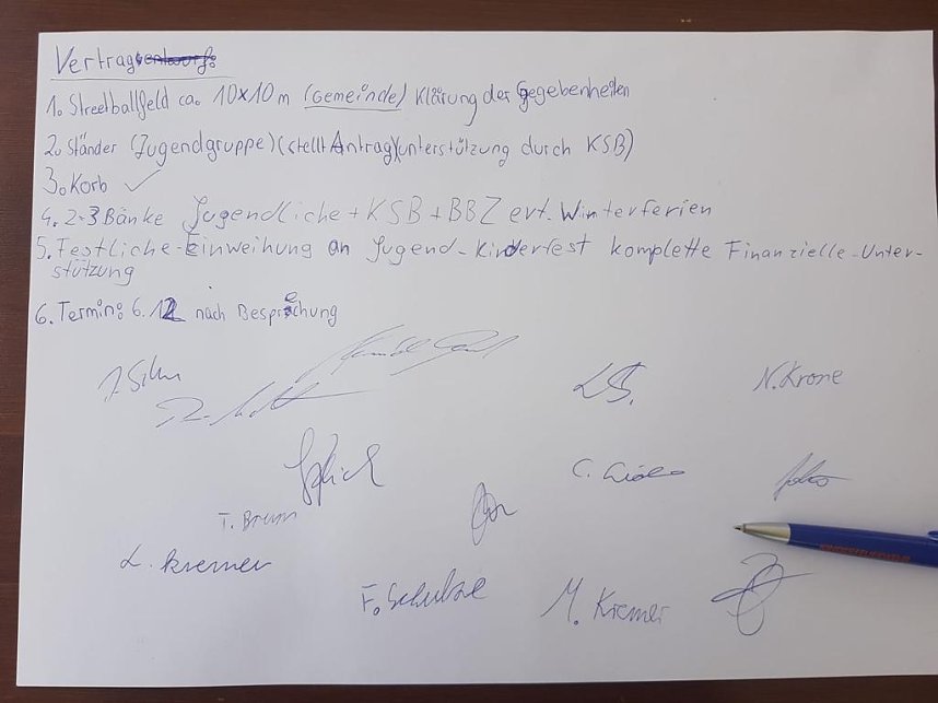 Streetball-Projekt in Gro&szlig;wechsungen