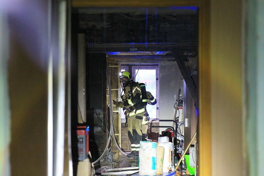 Geb&auml;udebrand in Rodishain