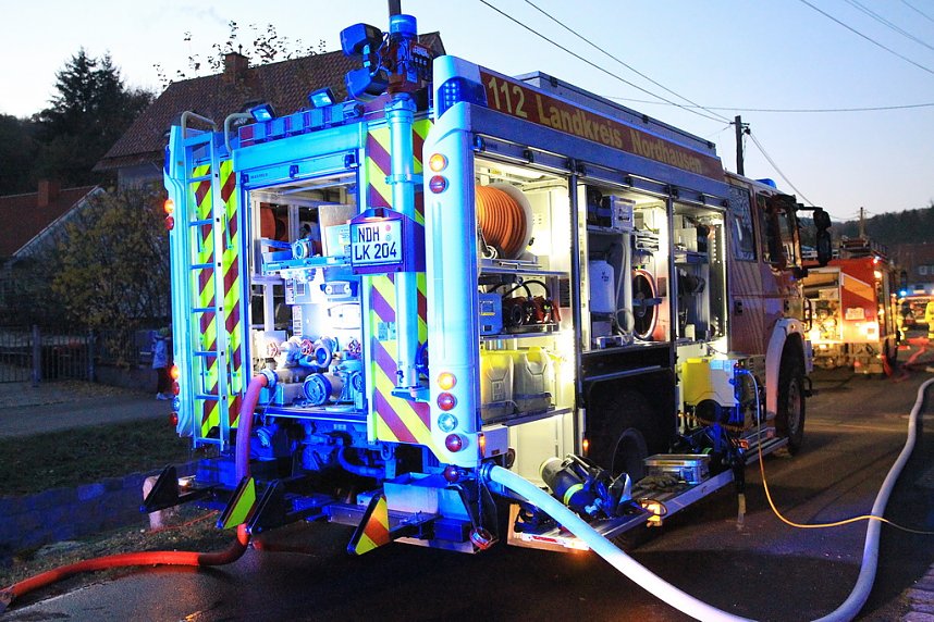 Geb&auml;udebrand in Rodishain