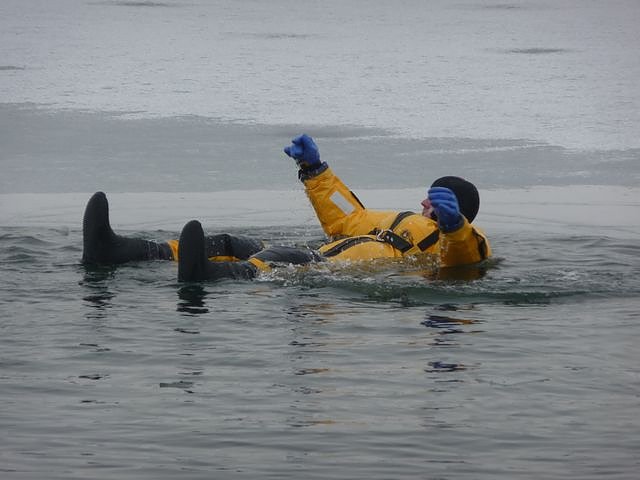Gebadet und gerettet
