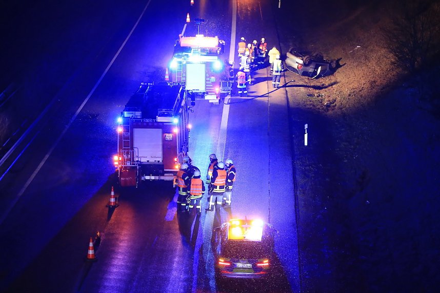 Unfall auf der A38 bei Werther