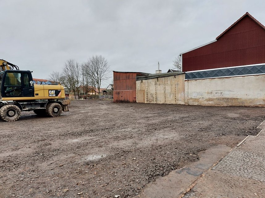 Bauf&auml;llige H&auml;user in Ellrich abgerissen