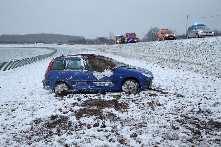 Verkehrsunfall auf den Hainer Bergen