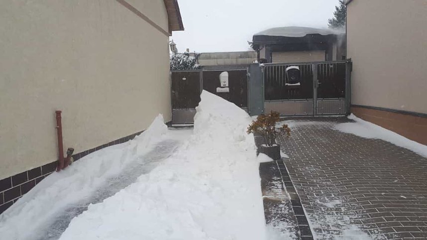 Viel Schnee auch in Bleicherode