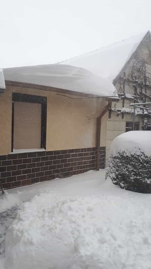 Viel Schnee auch in Bleicherode