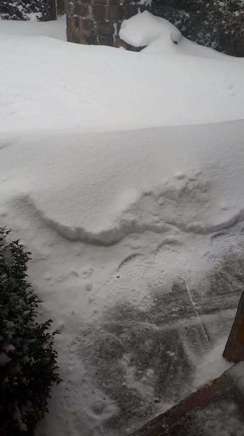 Viel Schnee auch in Bleicherode