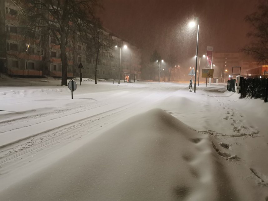 Nordhausen im Neuschnee