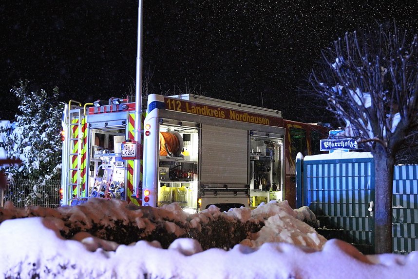 Dachstuhlbrand in Leimbach