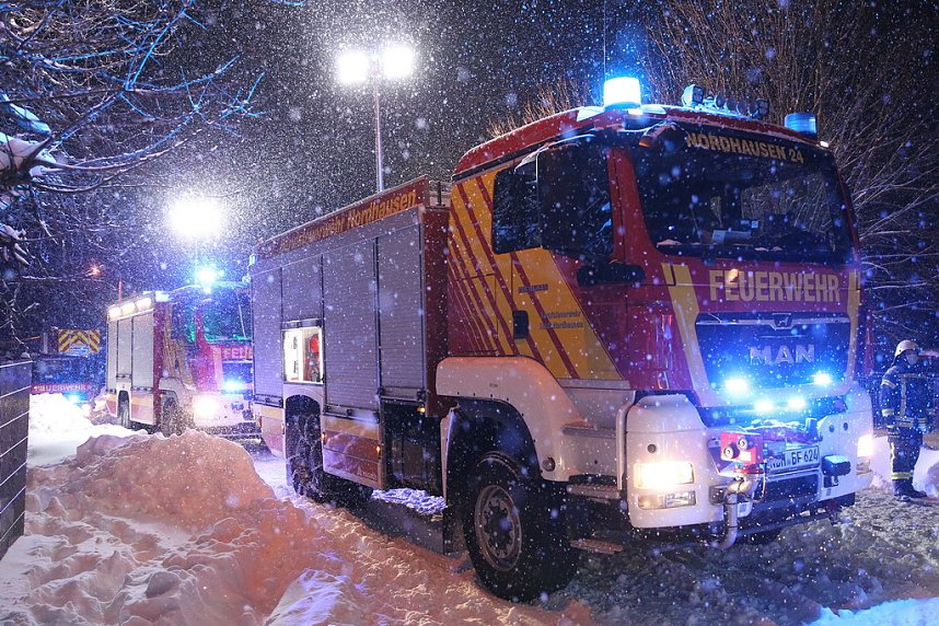 Dachstuhlbrand in Leimbach