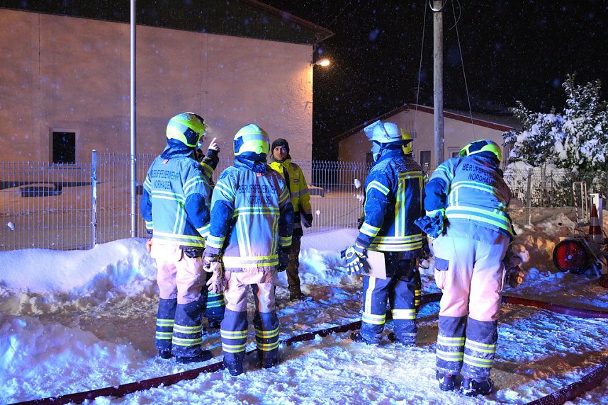 Dachstuhlbrand in Leimbach