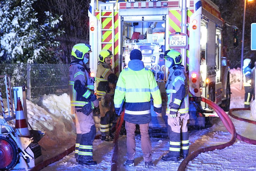 Dachstuhlbrand in Leimbach