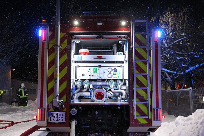 Dachstuhlbrand in Leimbach