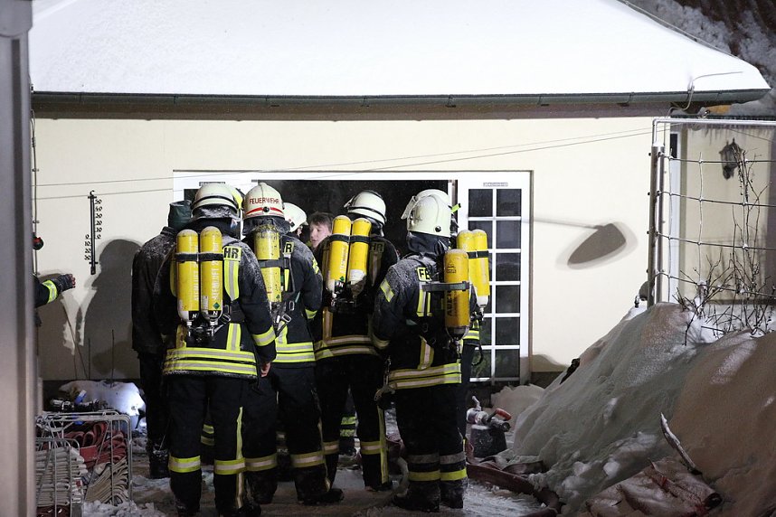 Dachstuhlbrand in Leimbach