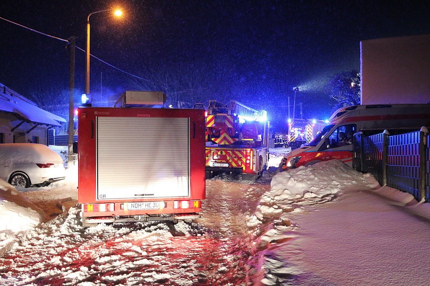 Dachstuhlbrand in Leimbach