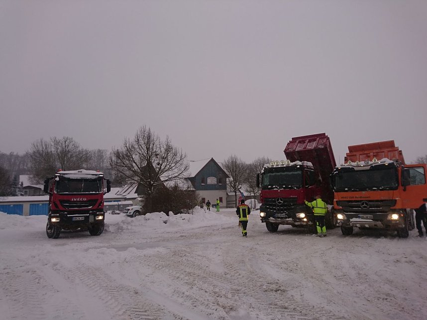 Schneer&auml;umen in Neustadt