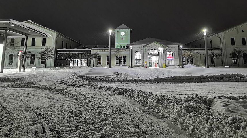 Nordhausen im Schneechaos