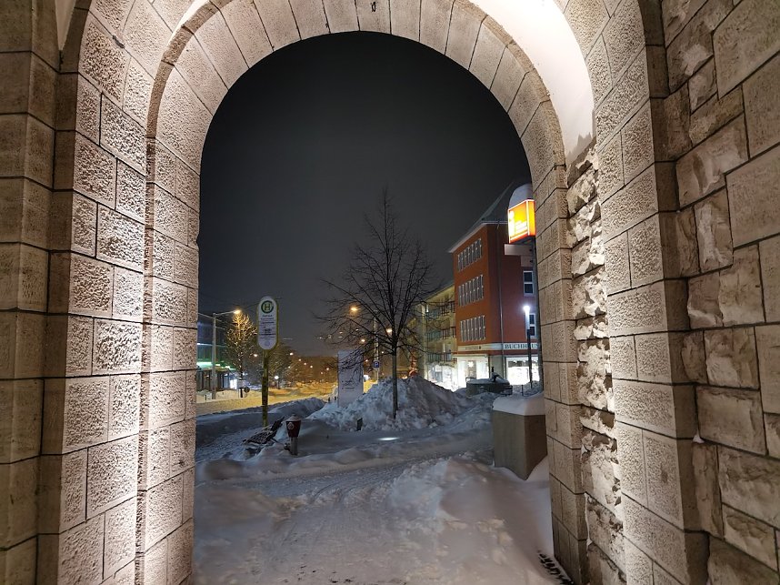 Nordhausen im Schneechaos