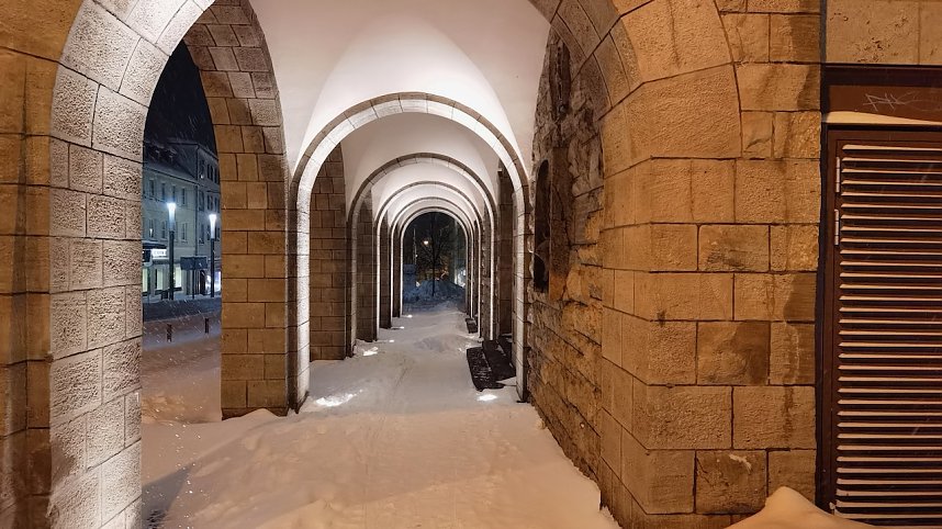 Nordhausen im Schneechaos