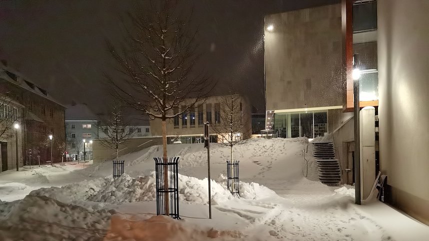 Nordhausen im Schneechaos