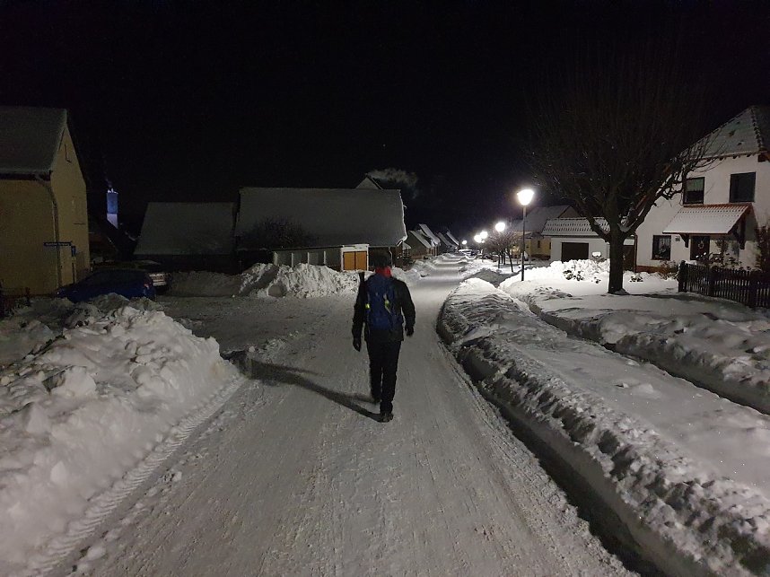 Auf dem 38. Hundertkilometermarsch