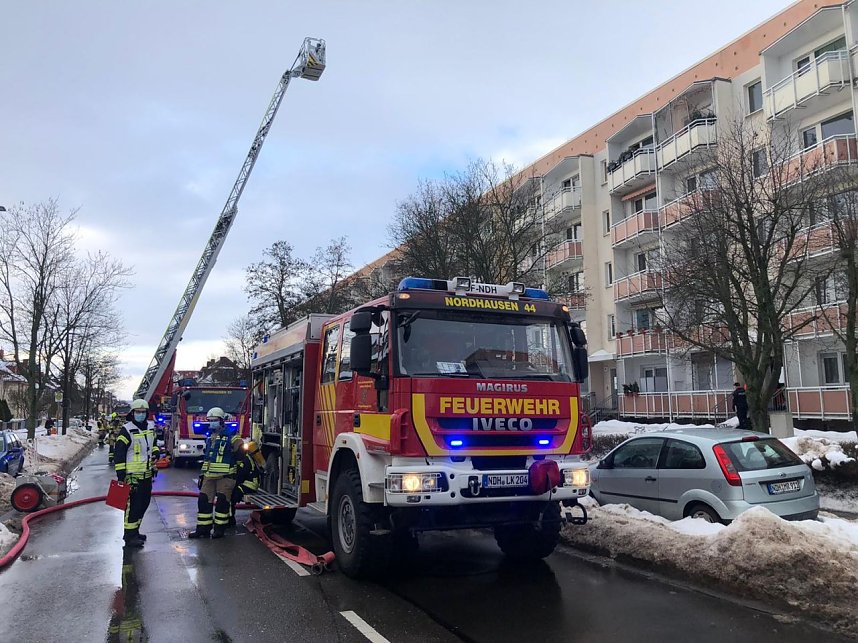 Gro&szlig;einsatz von Polizei und Rettungskr&auml;ften
