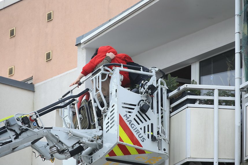 Gro&szlig;einsatz in der Bochumer Stra&szlig;e in Nordhausen