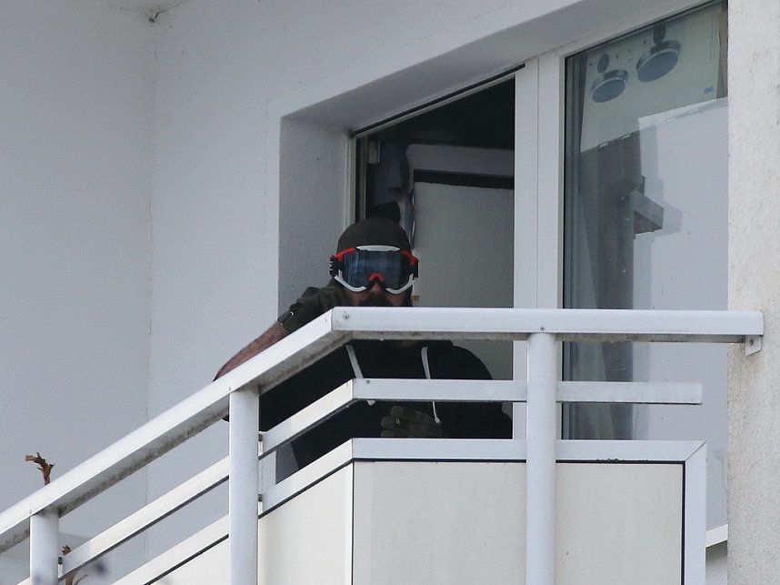 Gro&szlig;einsatz in der Bochumer Stra&szlig;e in Nordhausen