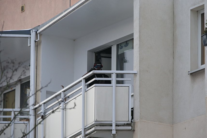 Gro&szlig;einsatz in der Bochumer Stra&szlig;e in Nordhausen