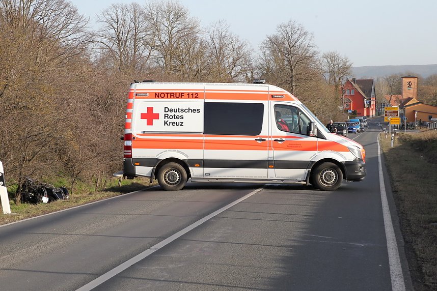 Unfall bei Wolkramshausen