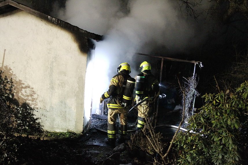 Gartenlaube ausgebrannt